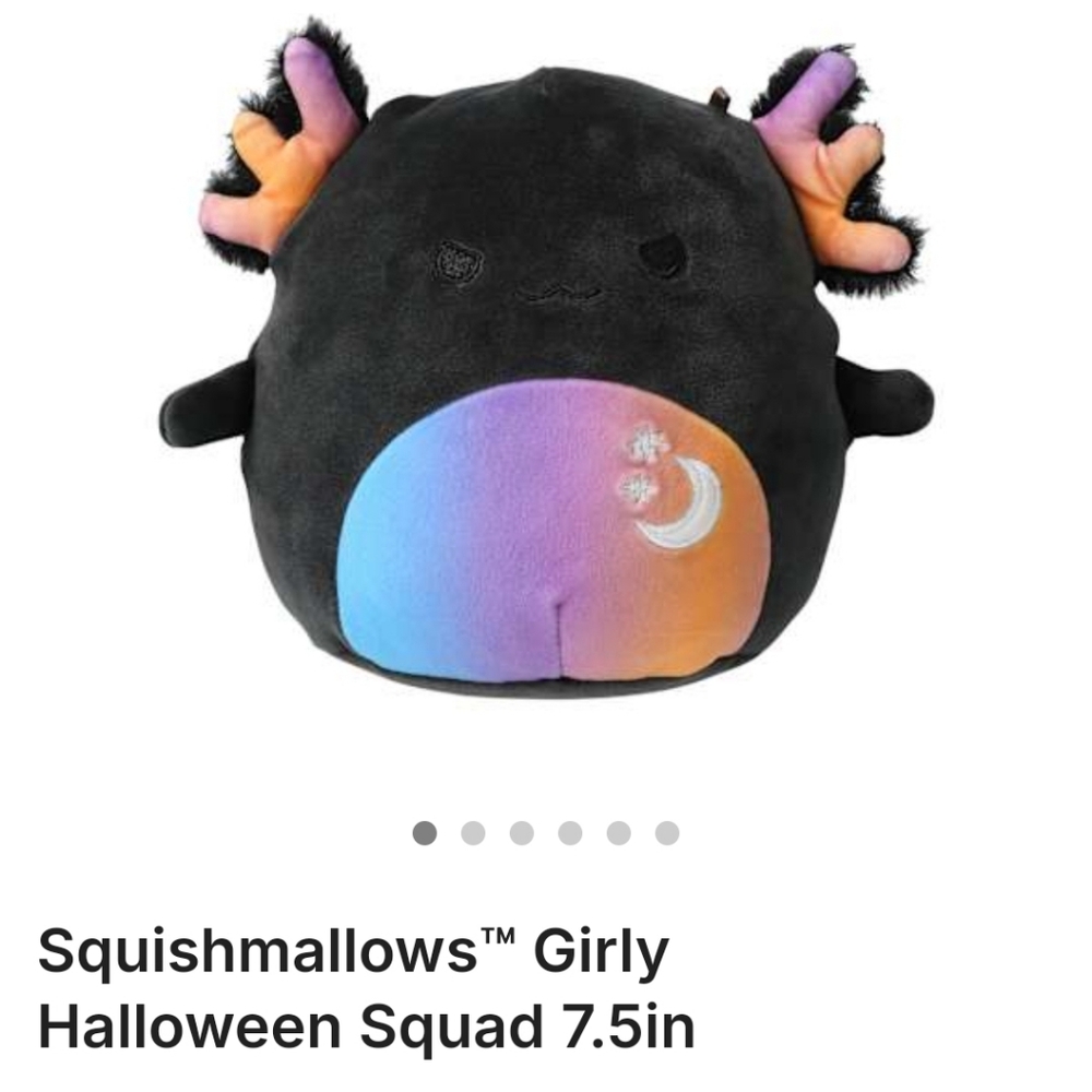 Squishmallows Zanda Girly Halloween Squad 7.5" Limited Edition NEW in Plastic